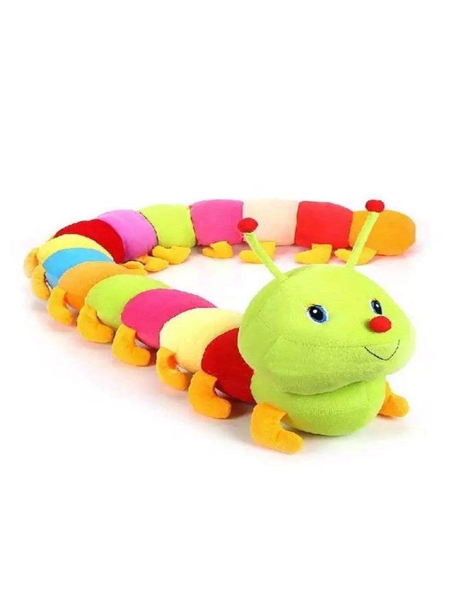 Naturex Cute Caterpillar Soft Toy for Kids Multicolor Plush (Medium)